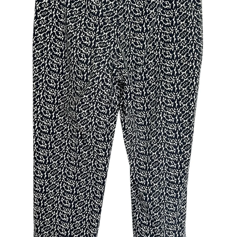 Windridge Cheryl Nash Black and White Patterned Capris